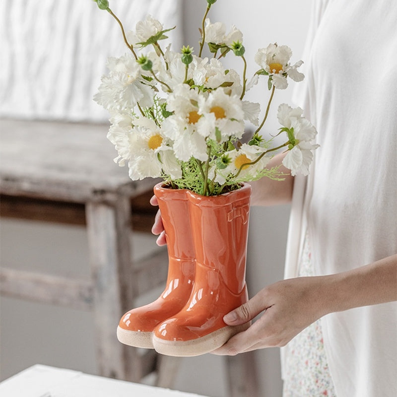 Ceramic Flowerpots And Vases Creative Simple Potted Ornaments